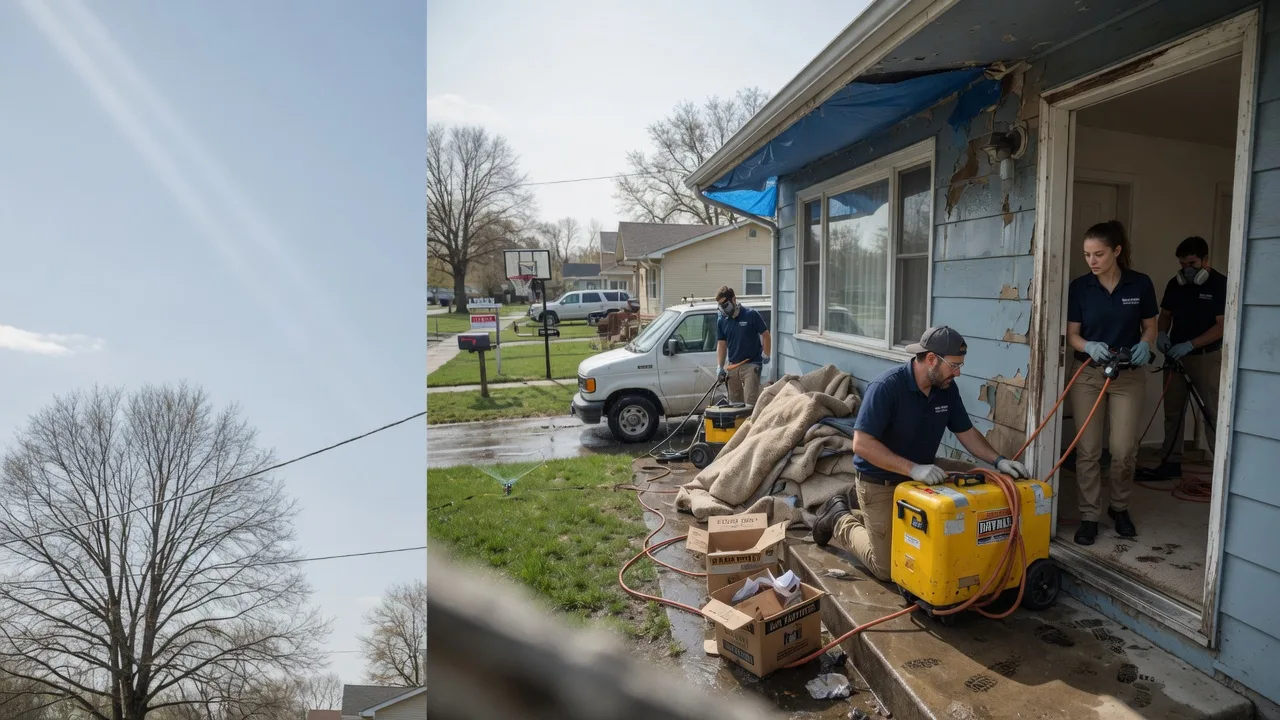 Basement Flood Cleanup in Amidon, ND near me